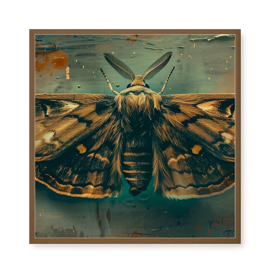 Golden Moth Canvas Print