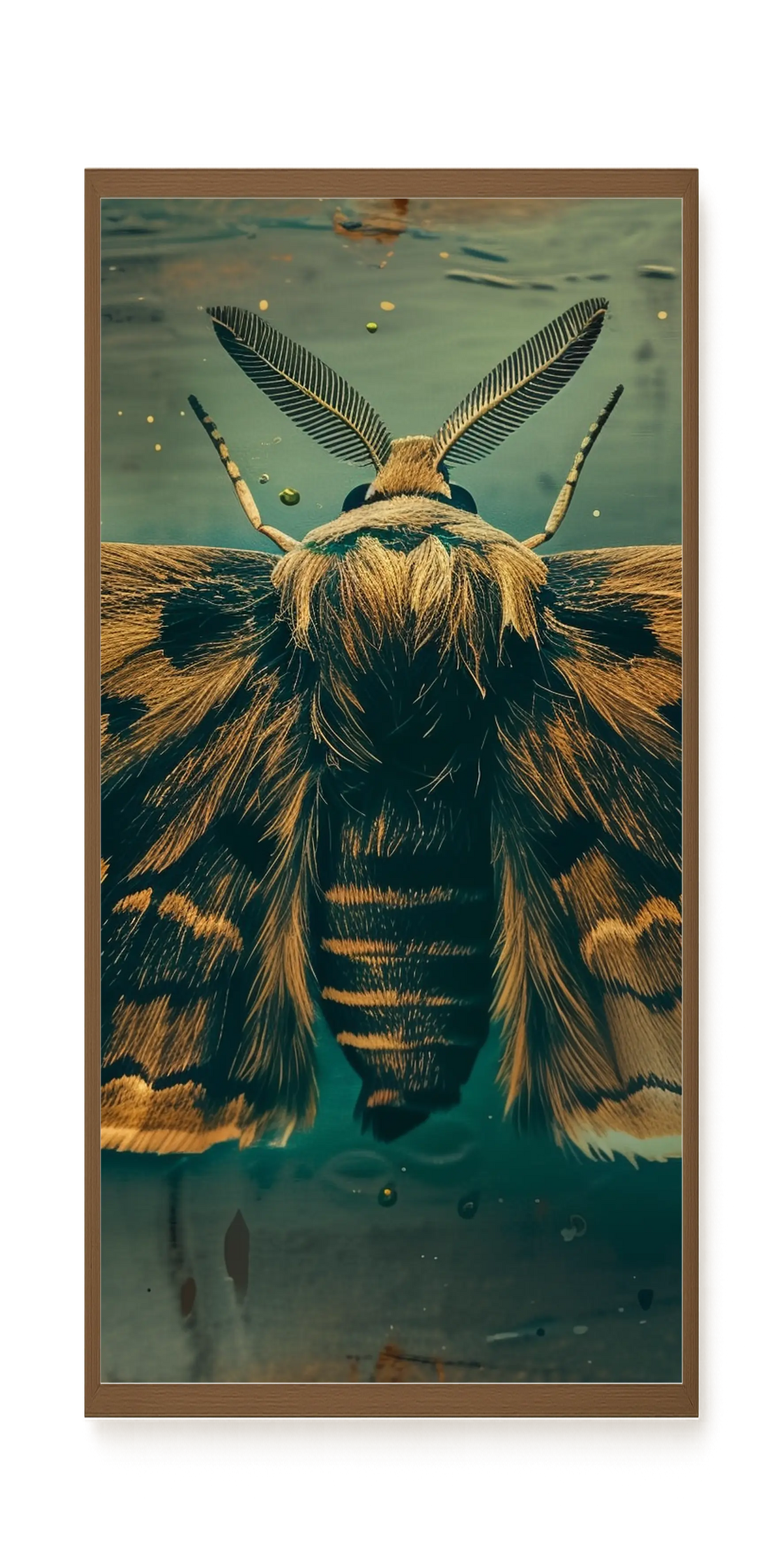 Golden Moth Canvas Print