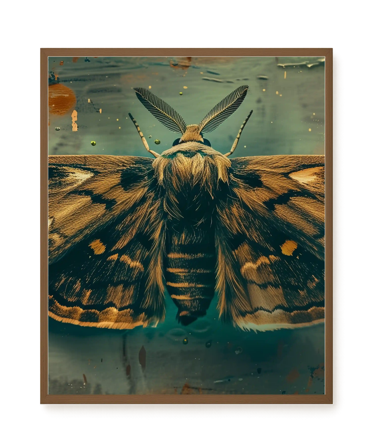 Golden Moth Canvas Print