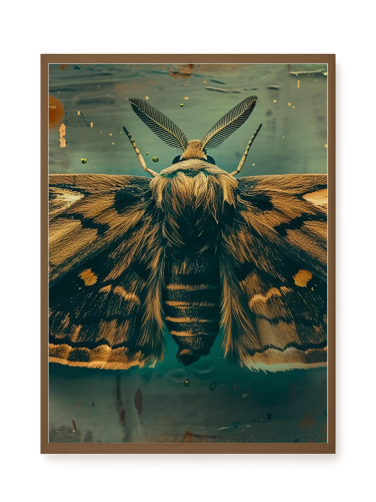 Golden Moth Canvas Print