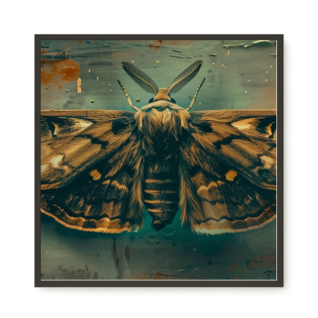 Golden Moth Canvas Print
