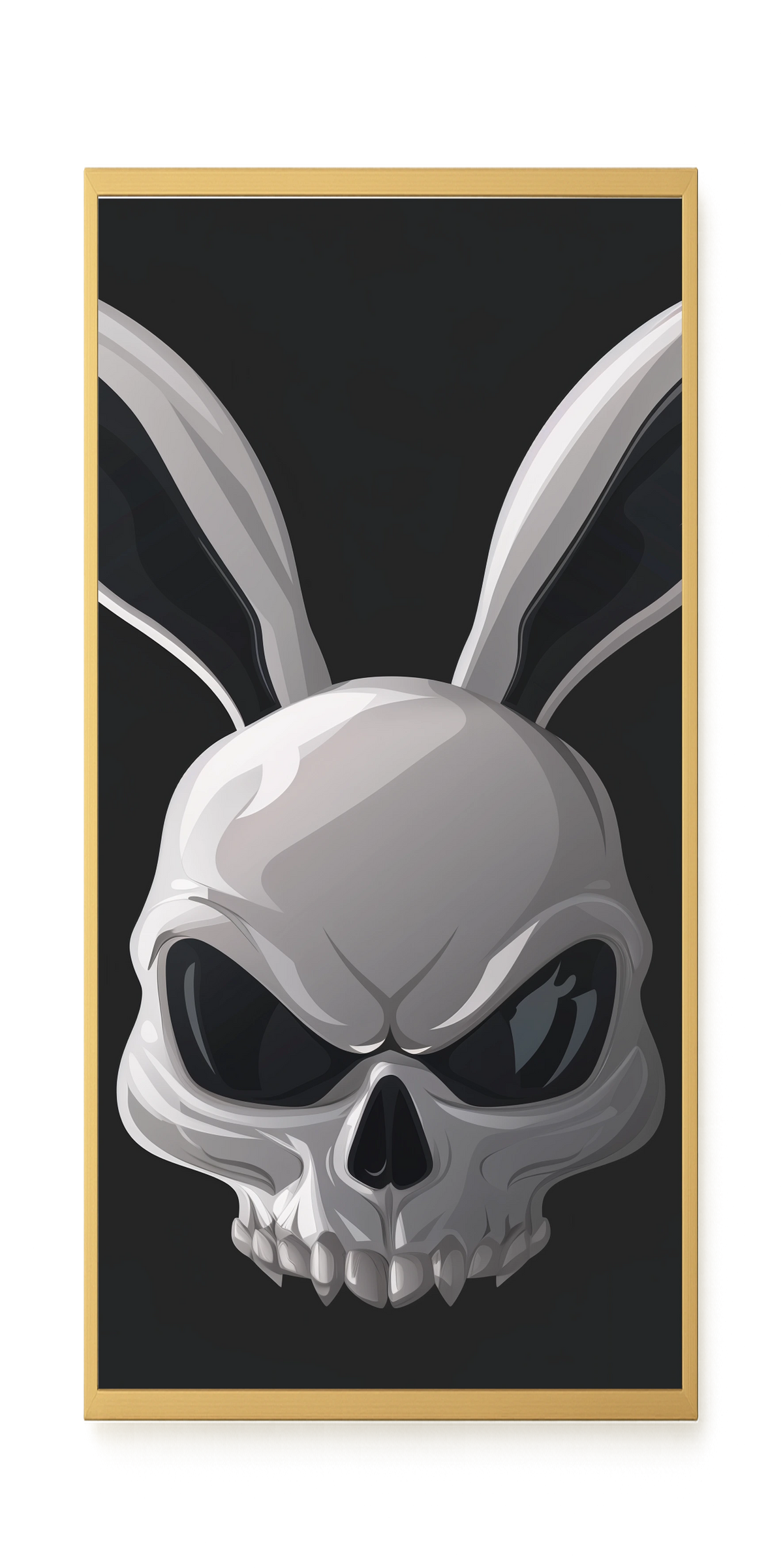 Dark Rabbit Canvas Print