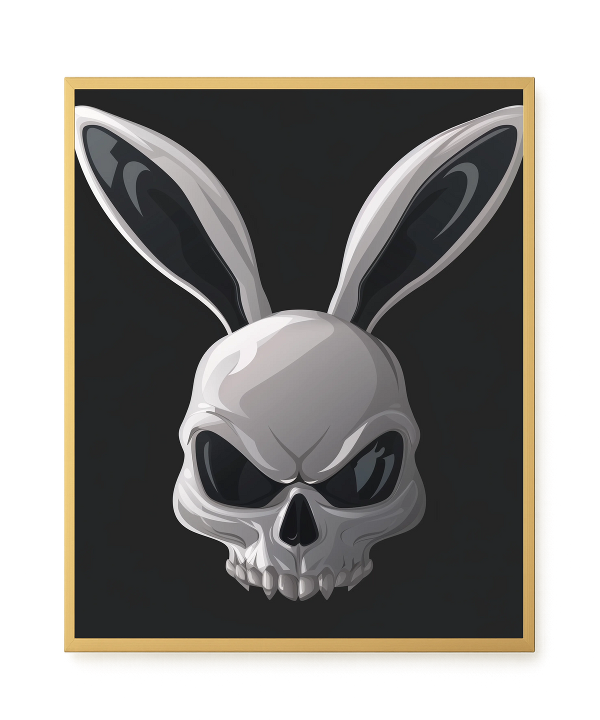 Dark Rabbit Canvas Print