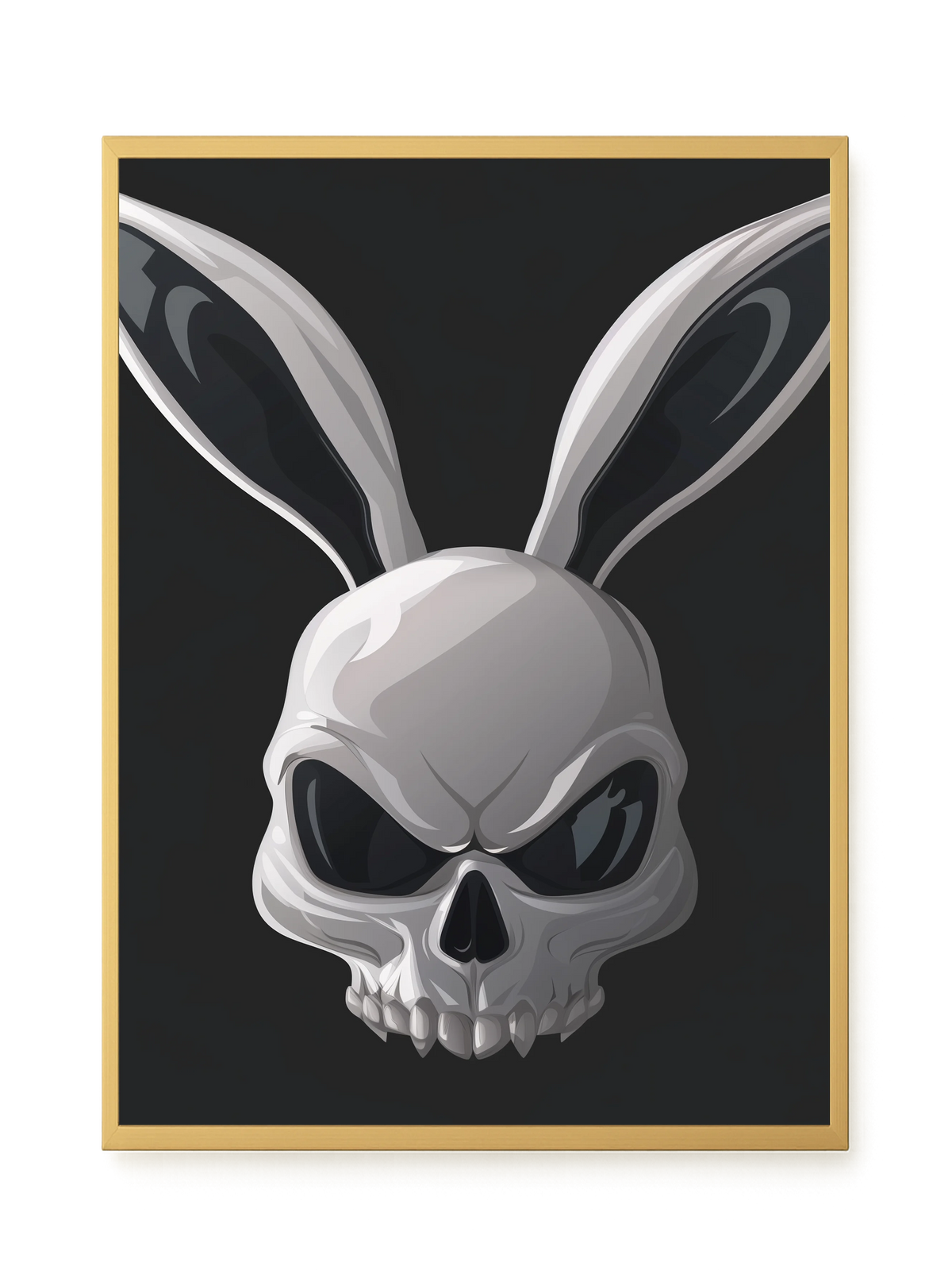Dark Rabbit Canvas Print