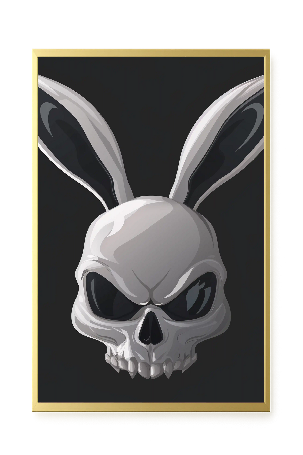 Dark Rabbit Canvas Print