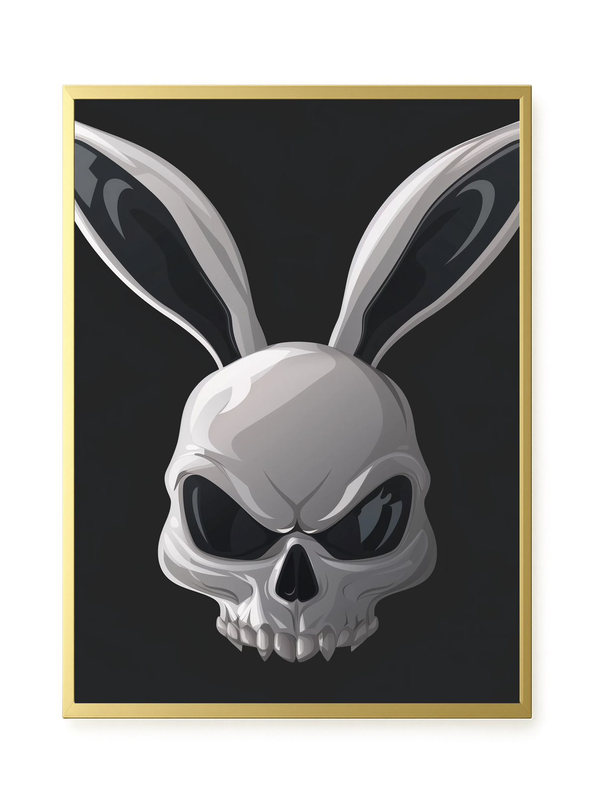 Dark Rabbit Canvas Print