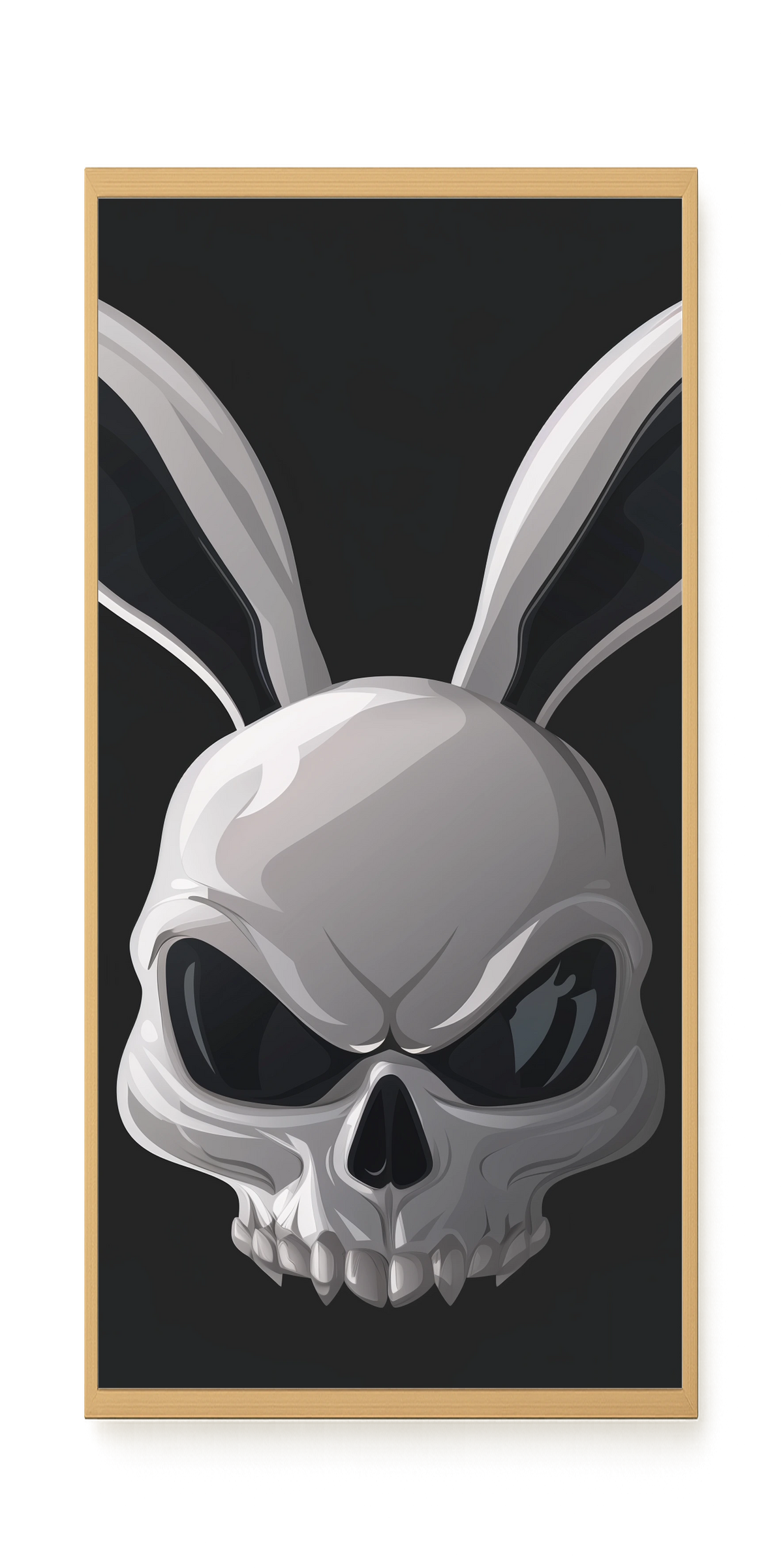 Dark Rabbit Canvas Print