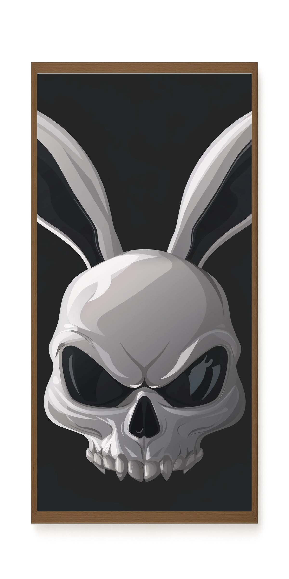 Dark Rabbit Canvas Print