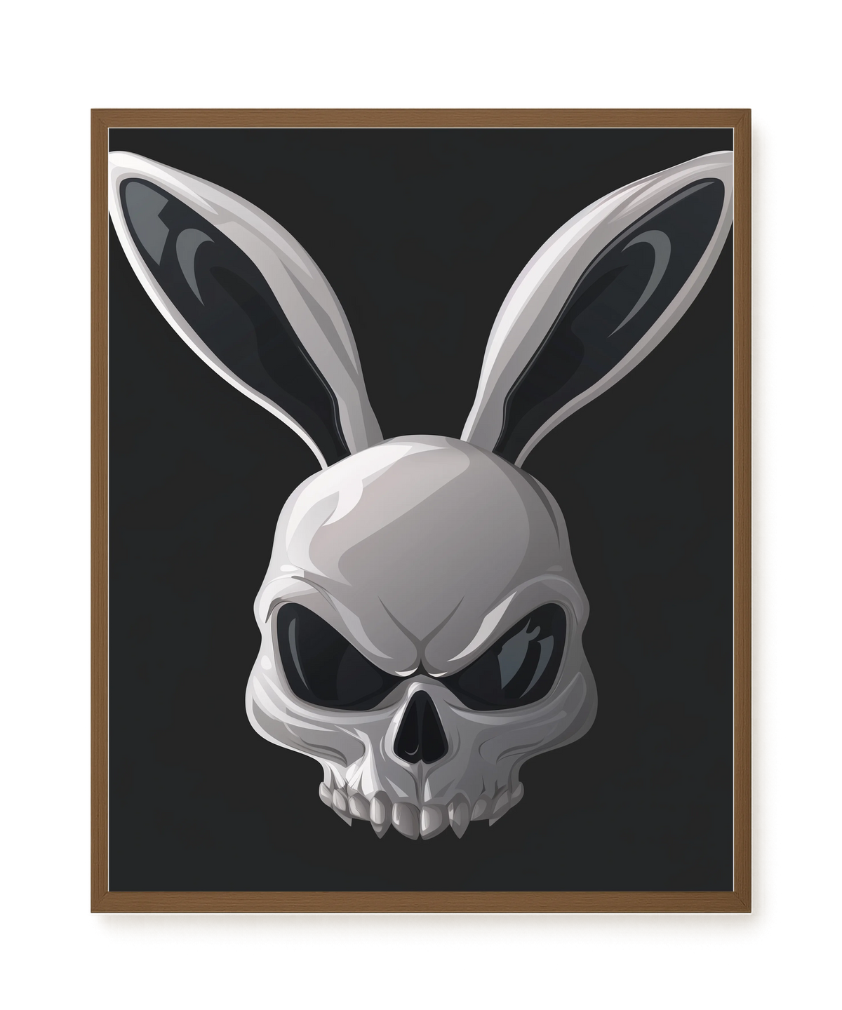 Dark Rabbit Canvas Print