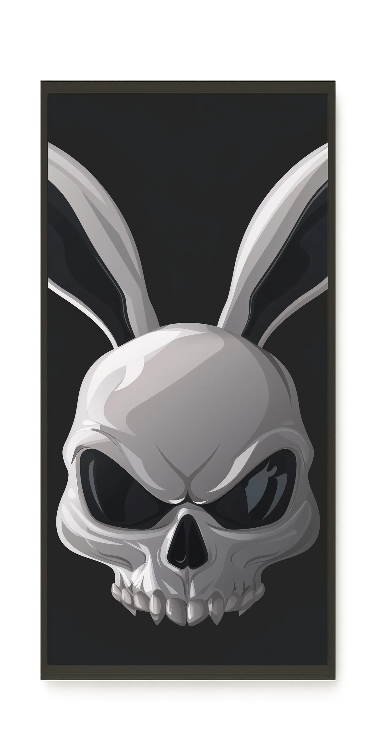Dark Rabbit Canvas Print
