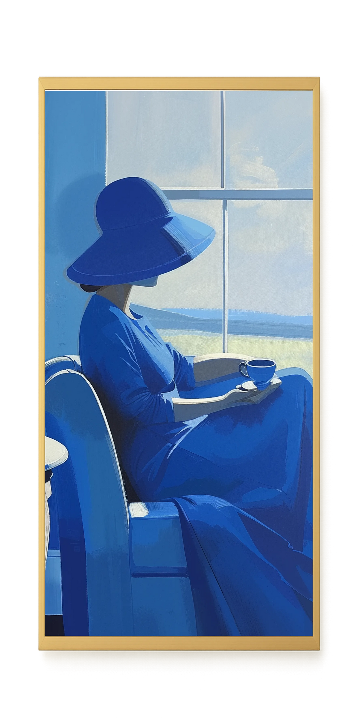 Blue Stillness Canvas Print