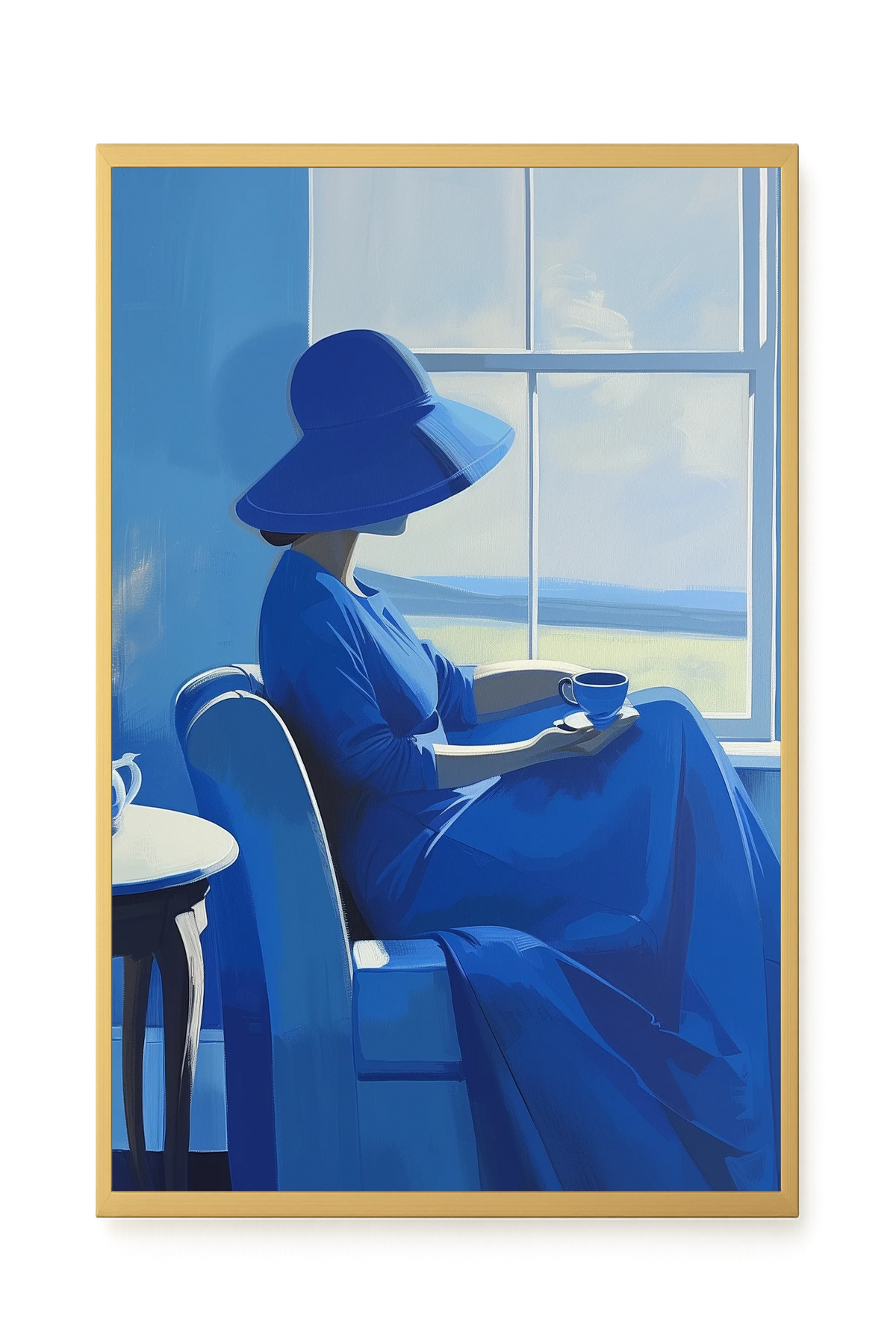 Blue Stillness Canvas Print
