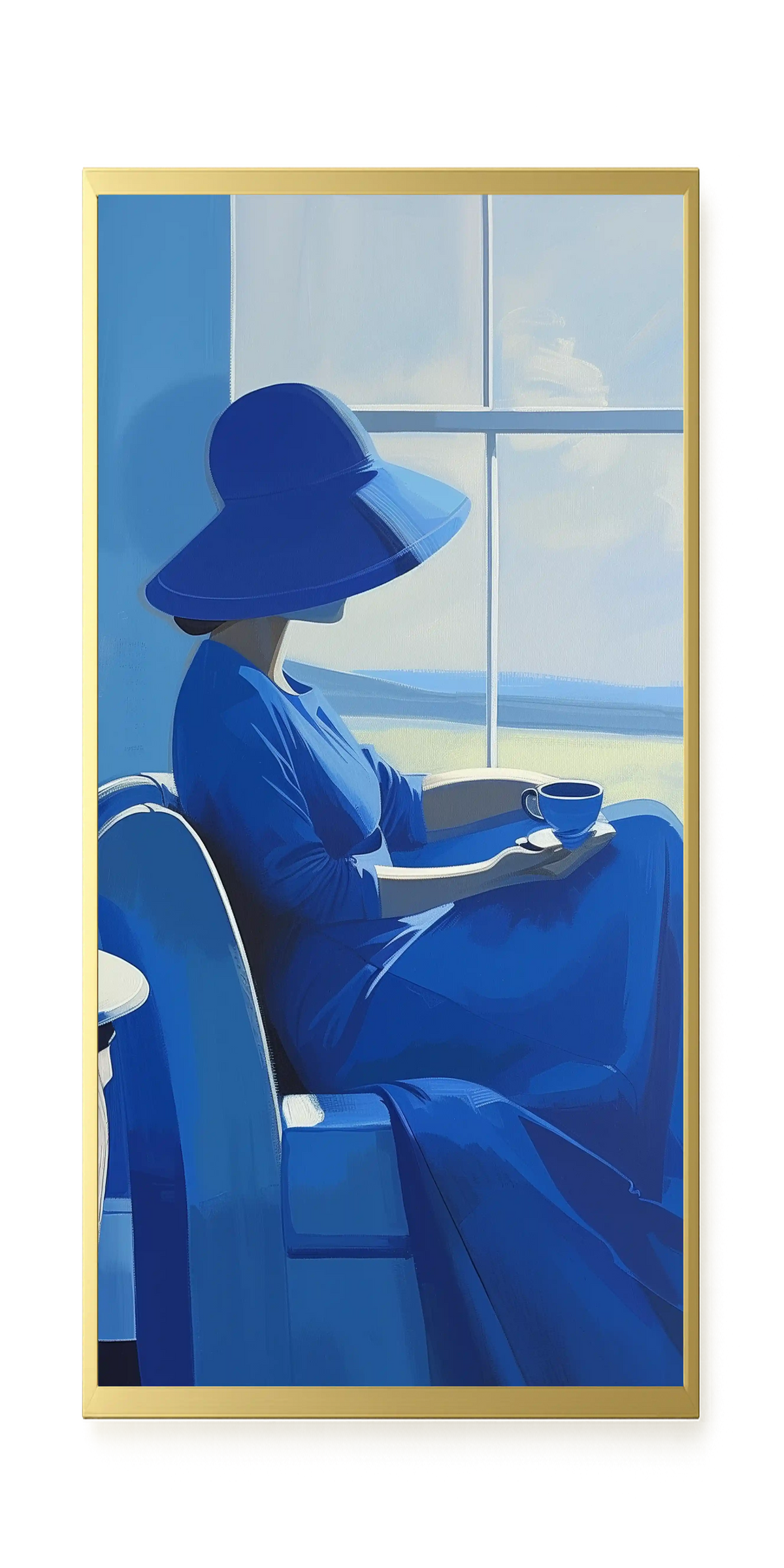 Blue Stillness Canvas Print