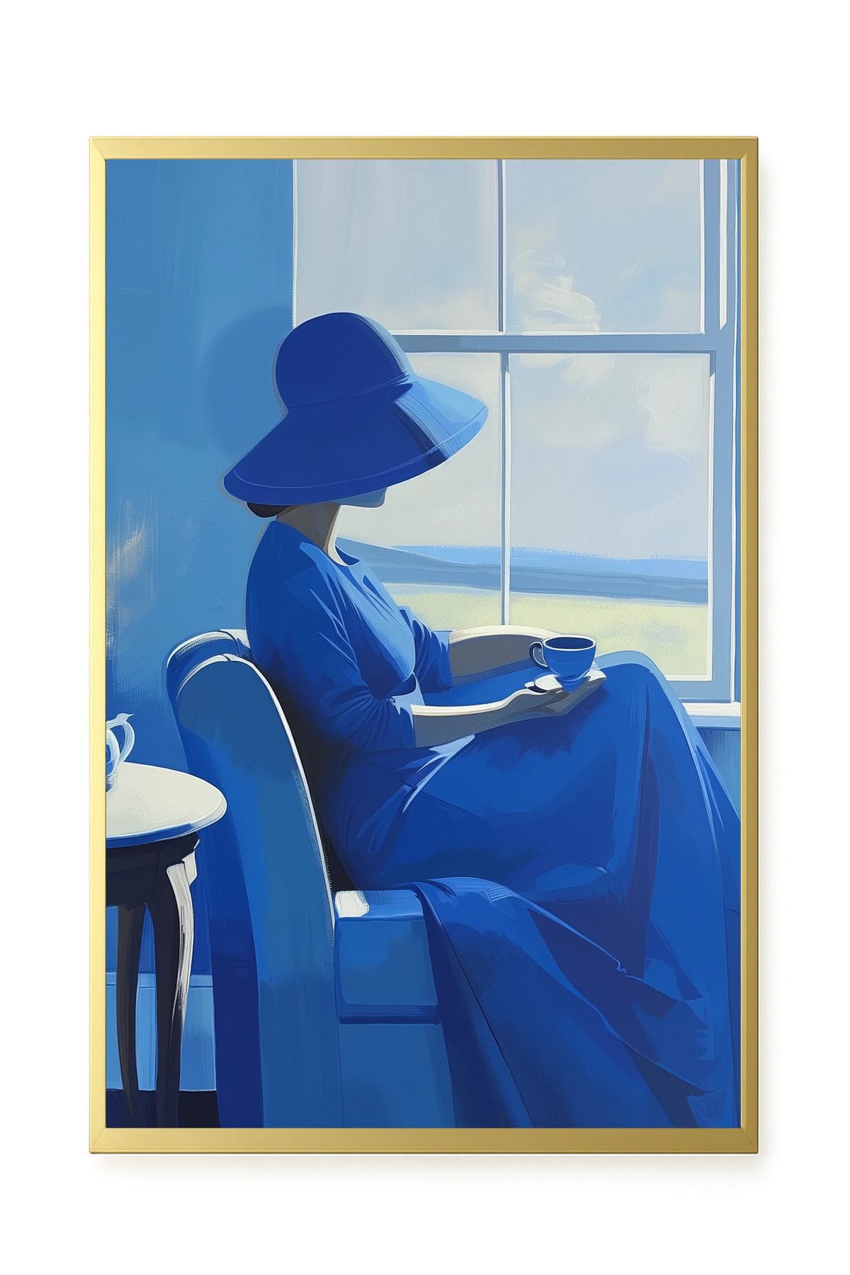 Blue Stillness Canvas Print