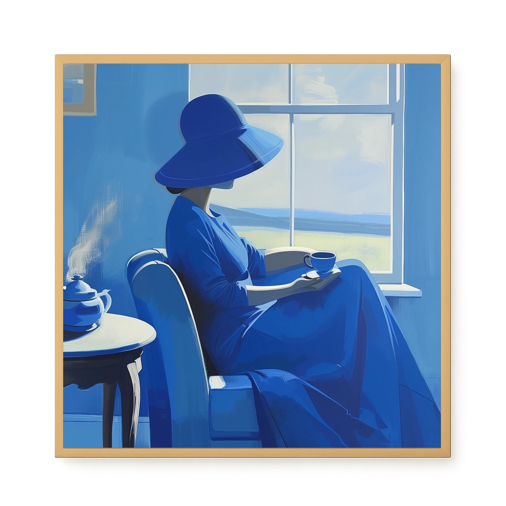 Blue Stillness Canvas Print