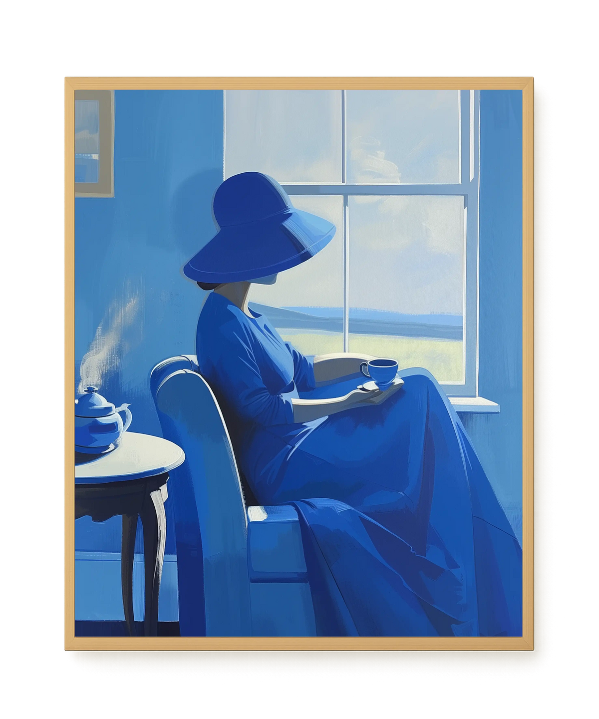 Blue Stillness Canvas Print