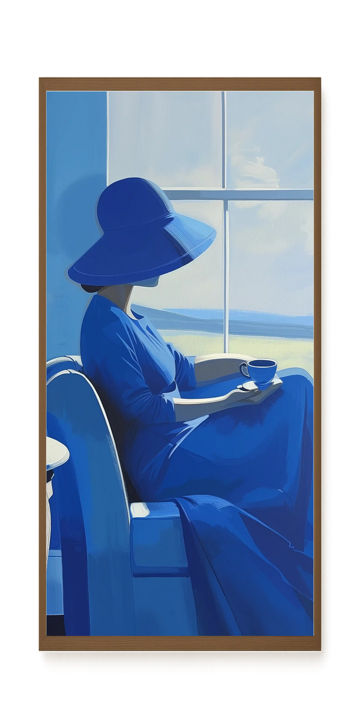 Blue Stillness Canvas Print