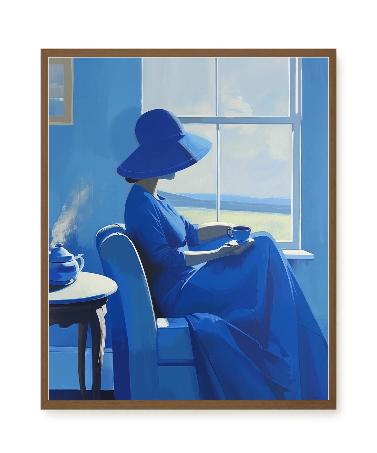 Blue Stillness Canvas Print