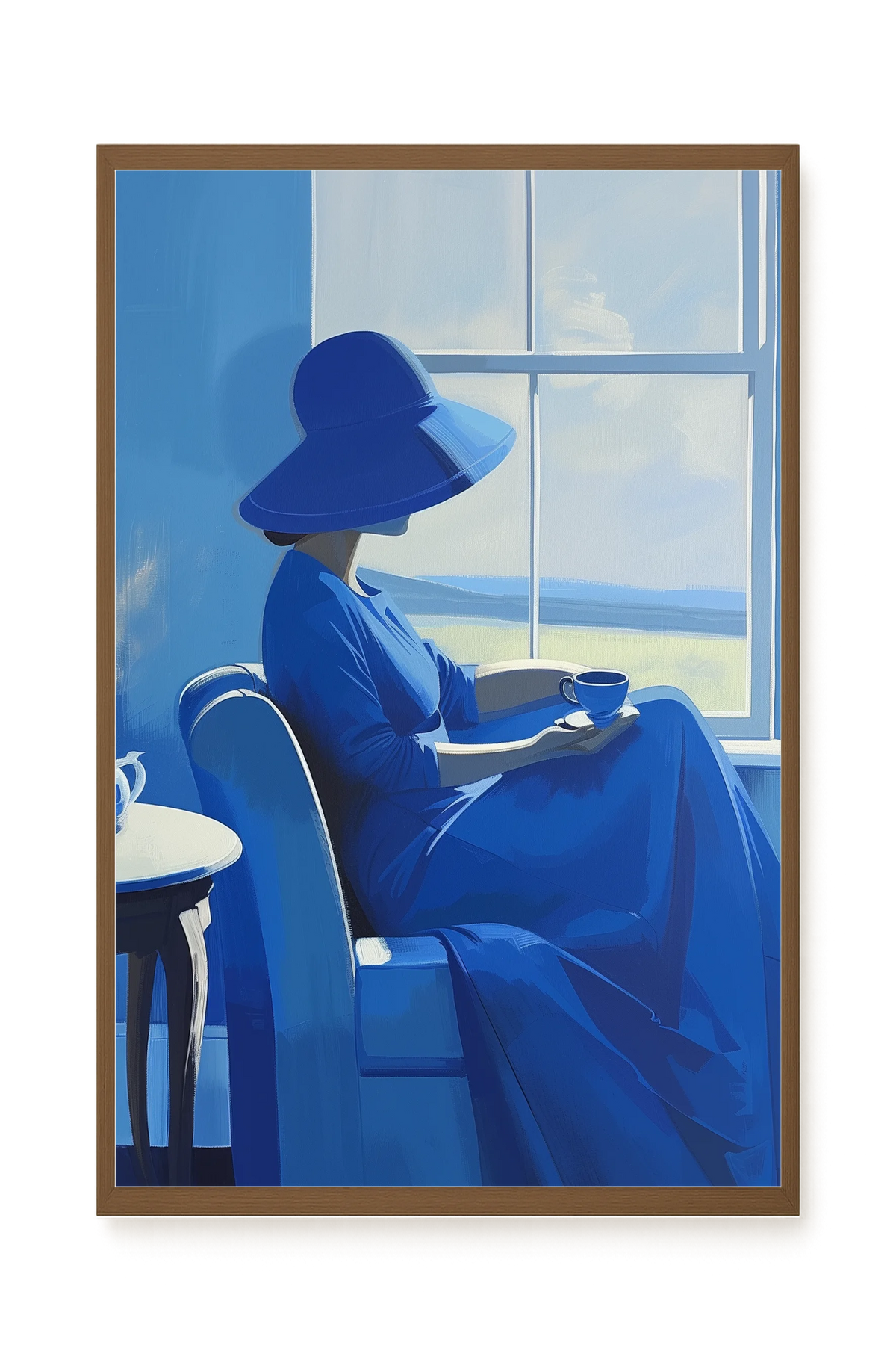 Blue Stillness Canvas Print