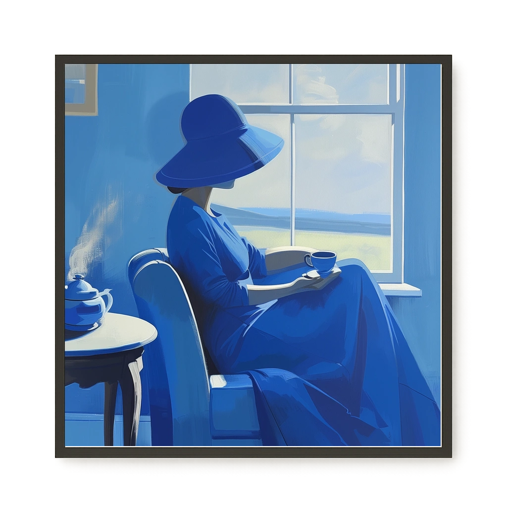 Blue Stillness Canvas Print