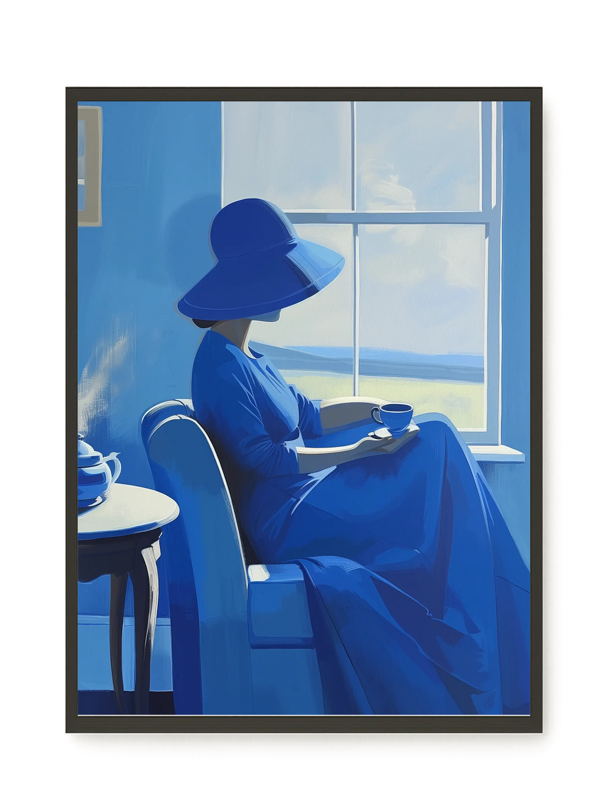 Blue Stillness Canvas Print
