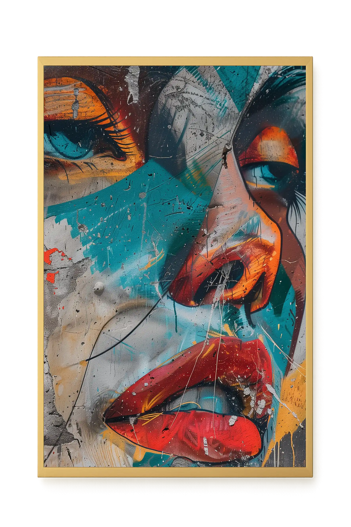 Strong Features Canvas Print
