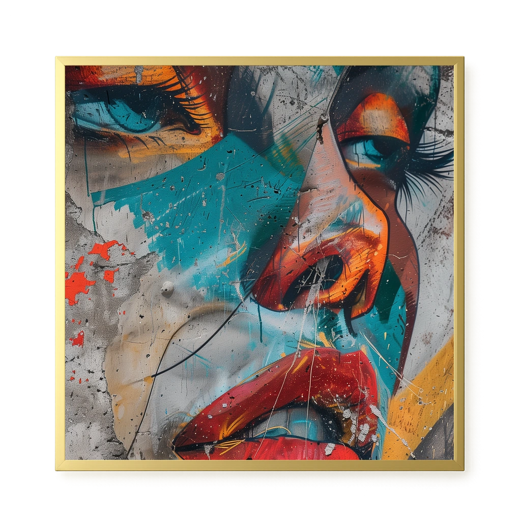 Strong Features Canvas Print