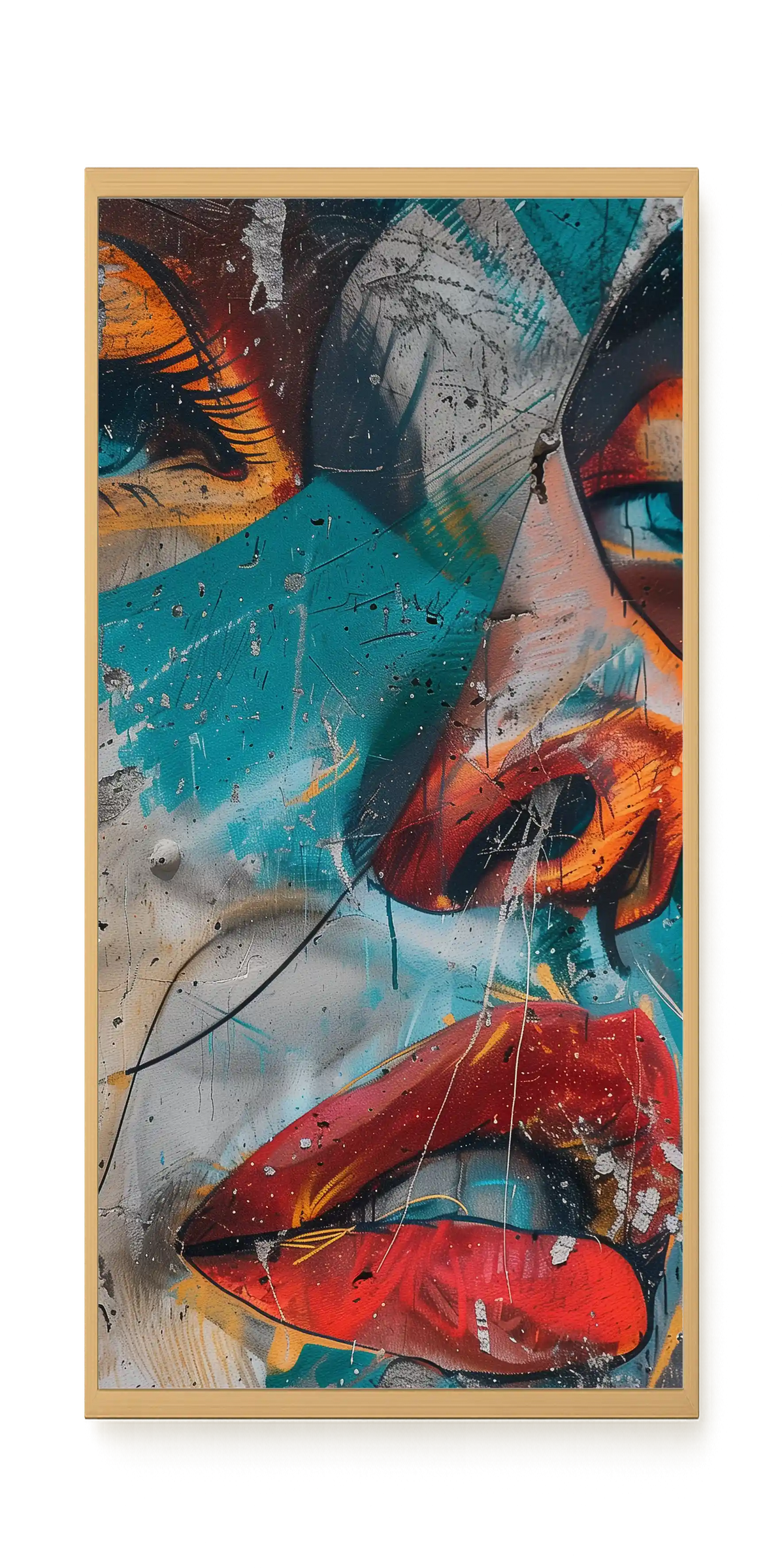 Strong Features Canvas Print