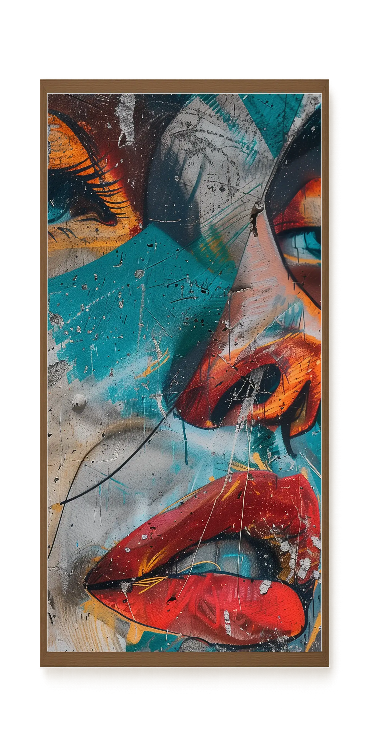 Strong Features Canvas Print