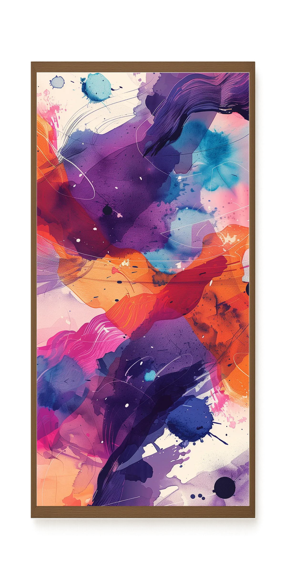 Pink Strokes Canvas Print