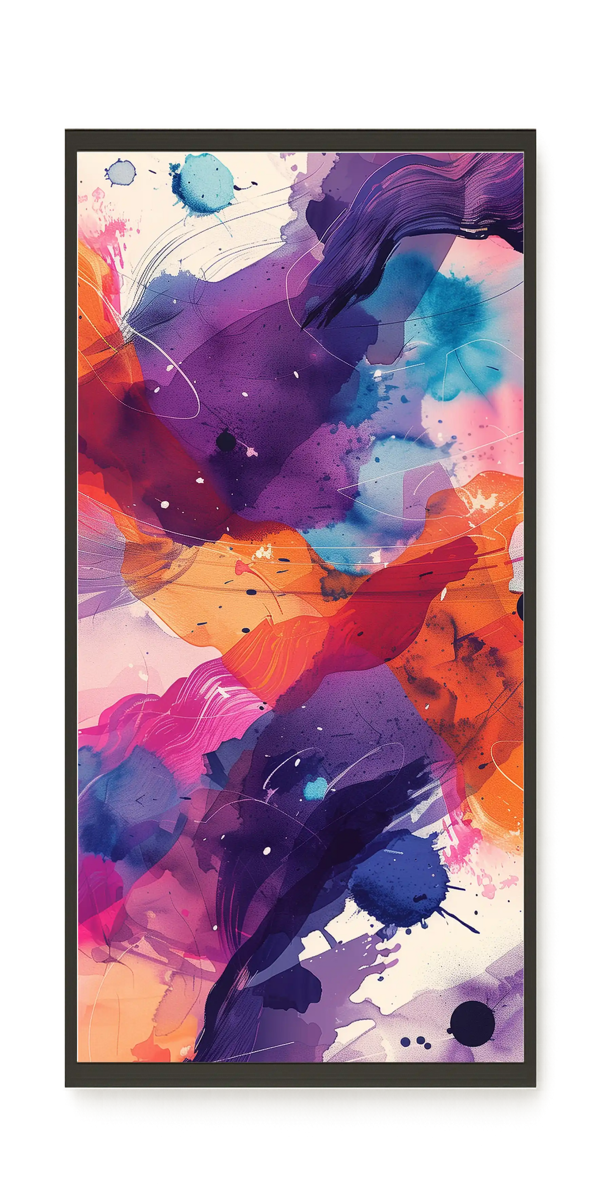 Pink Strokes Canvas Print
