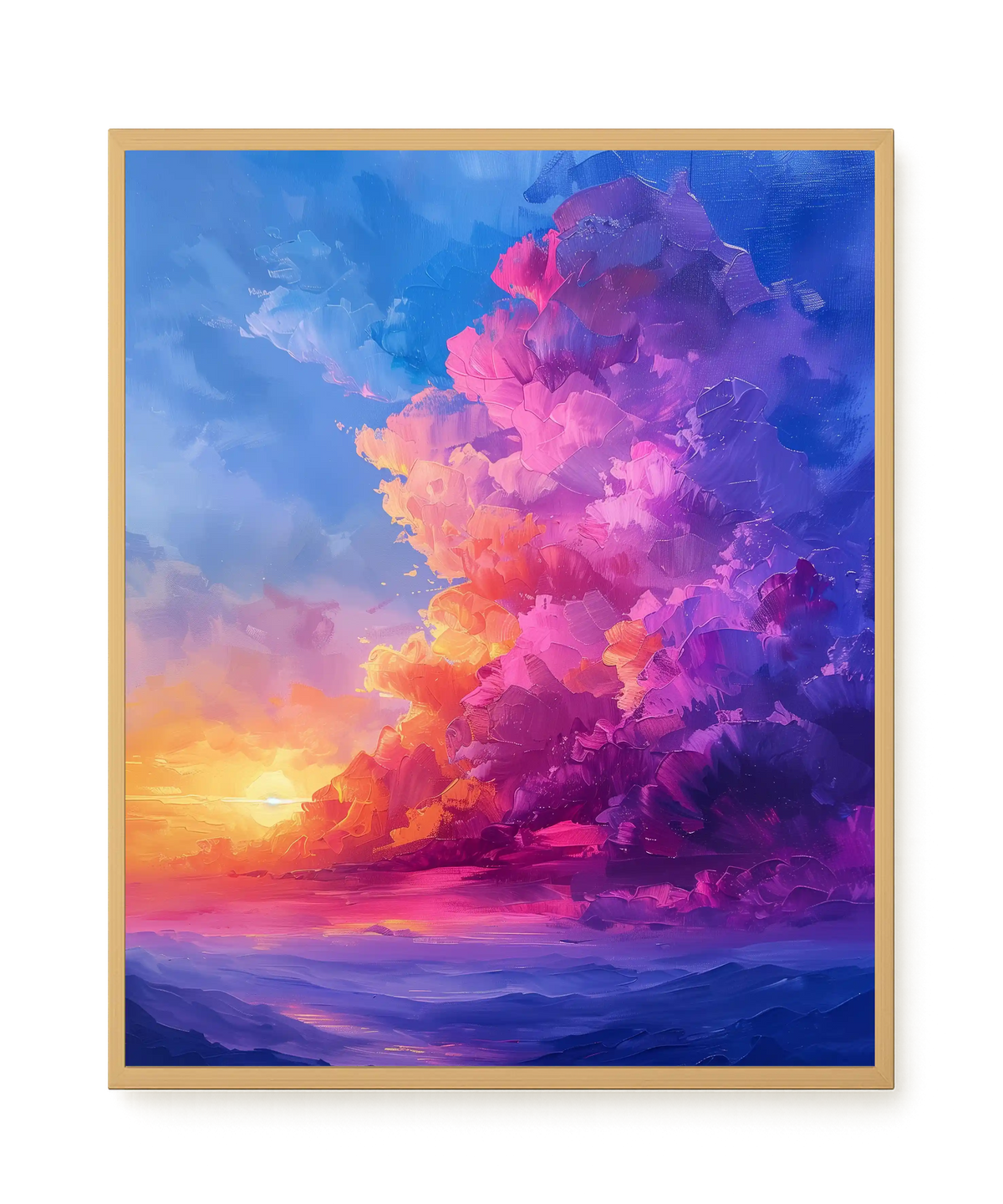 Soft Sunset Canvas Wall Art