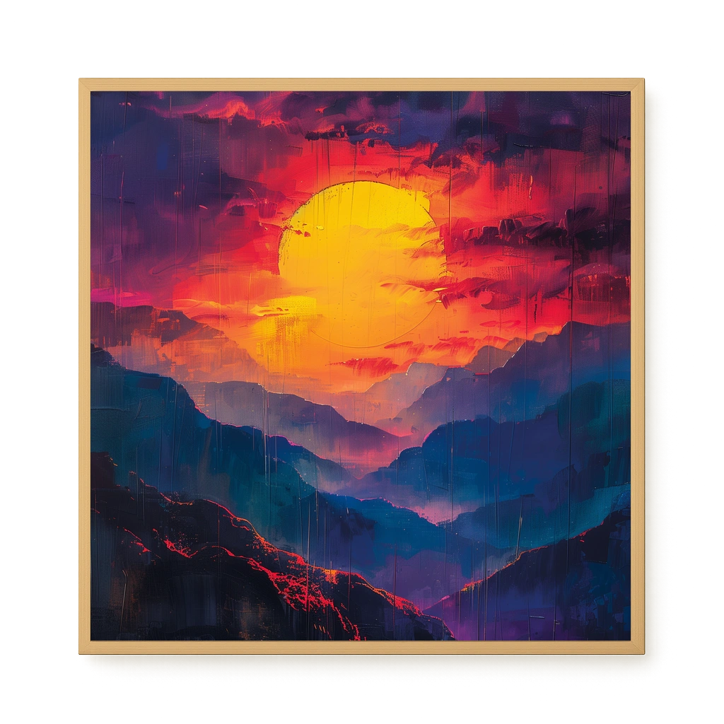Dark Sun Canvas Print