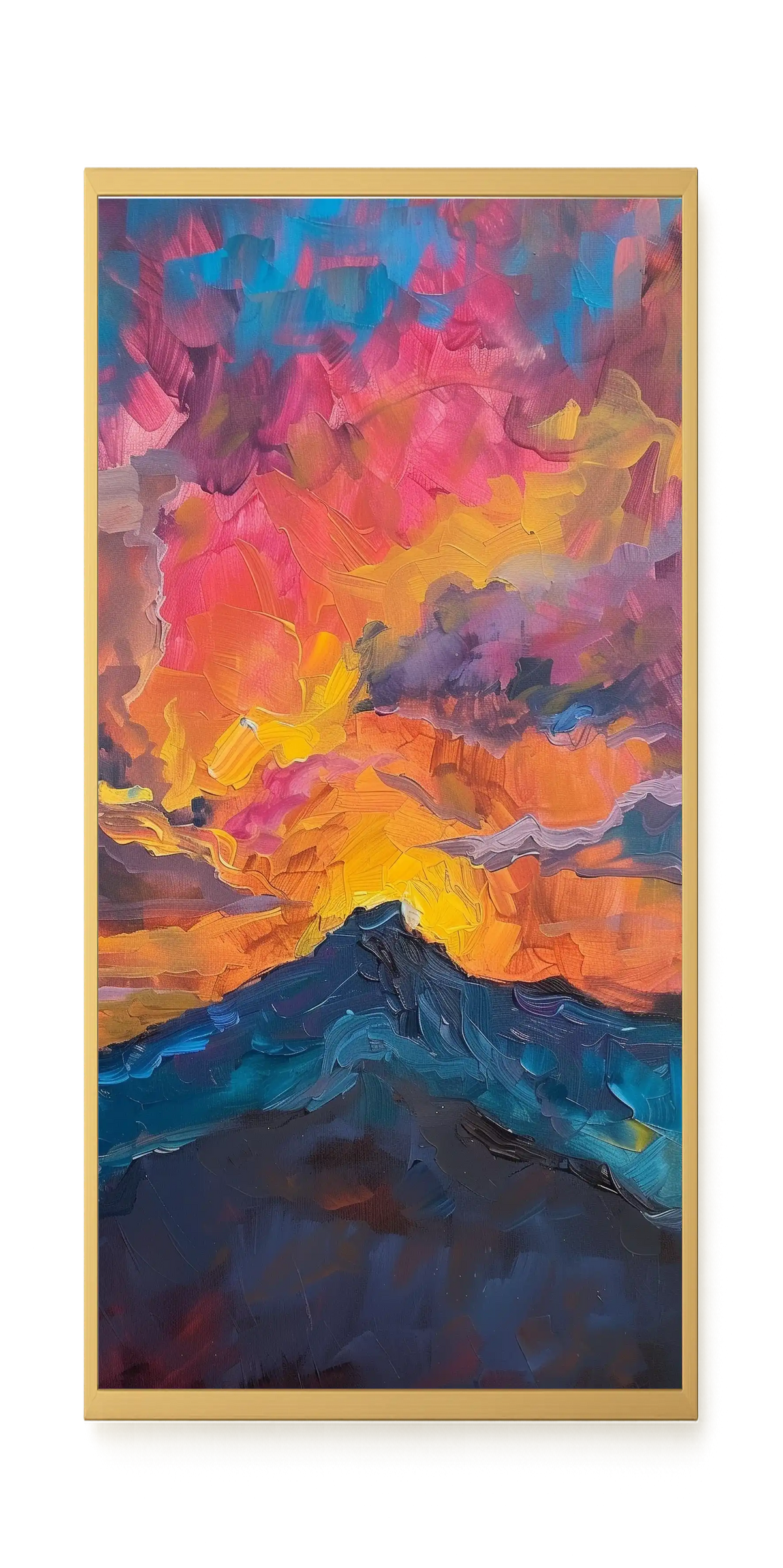 Burning Horizon Canvas Wall Art