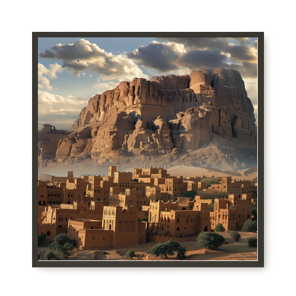 Rock Village Canvas Print
