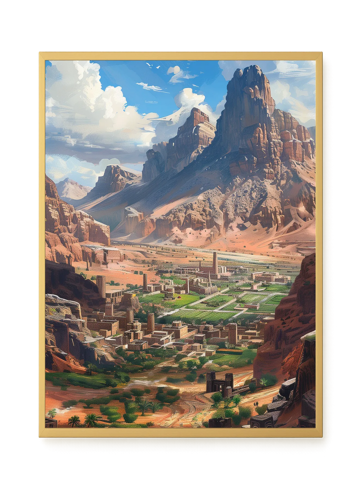 Urban Valley Canvas Print
