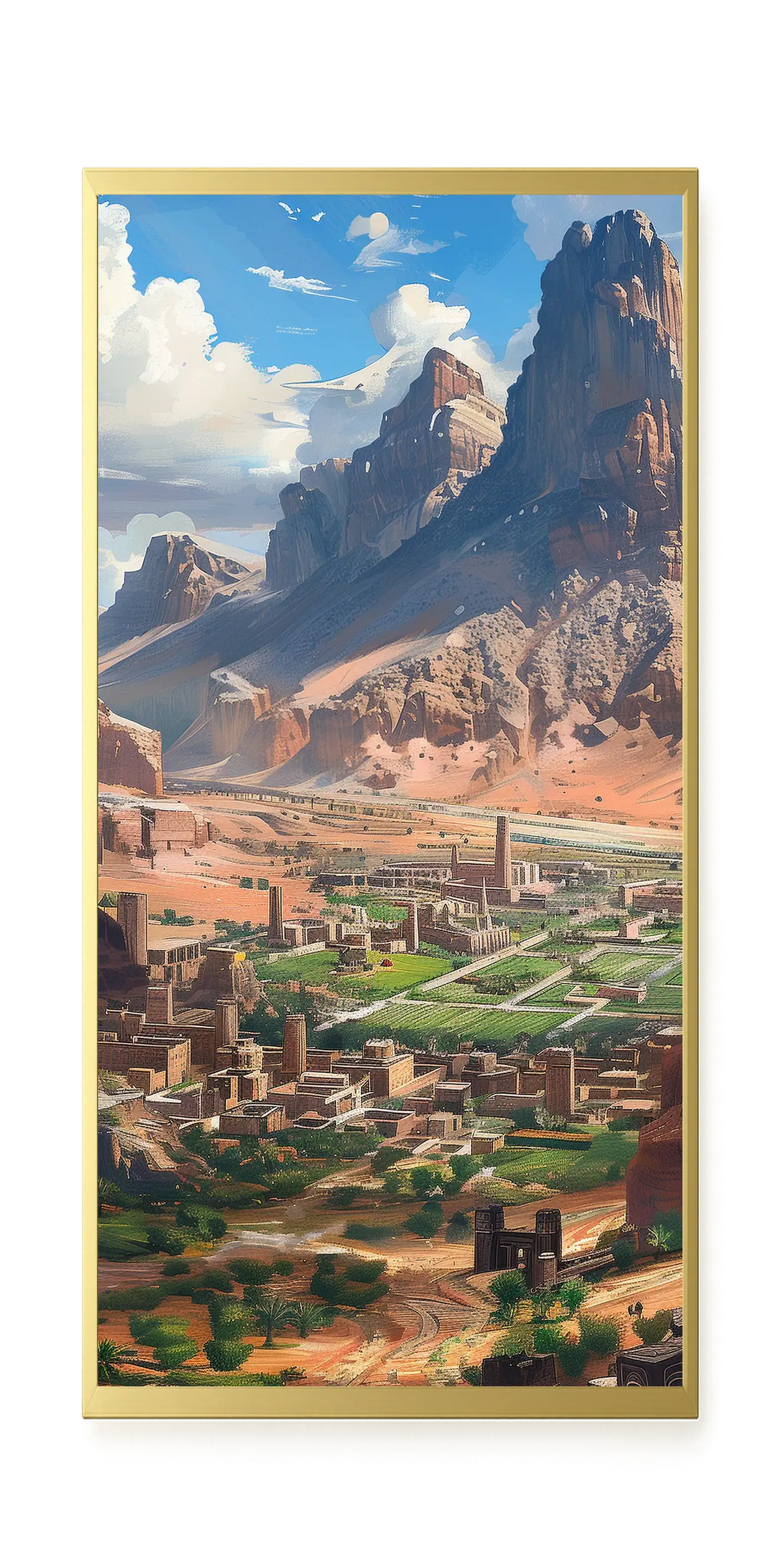 Urban Valley Canvas Print