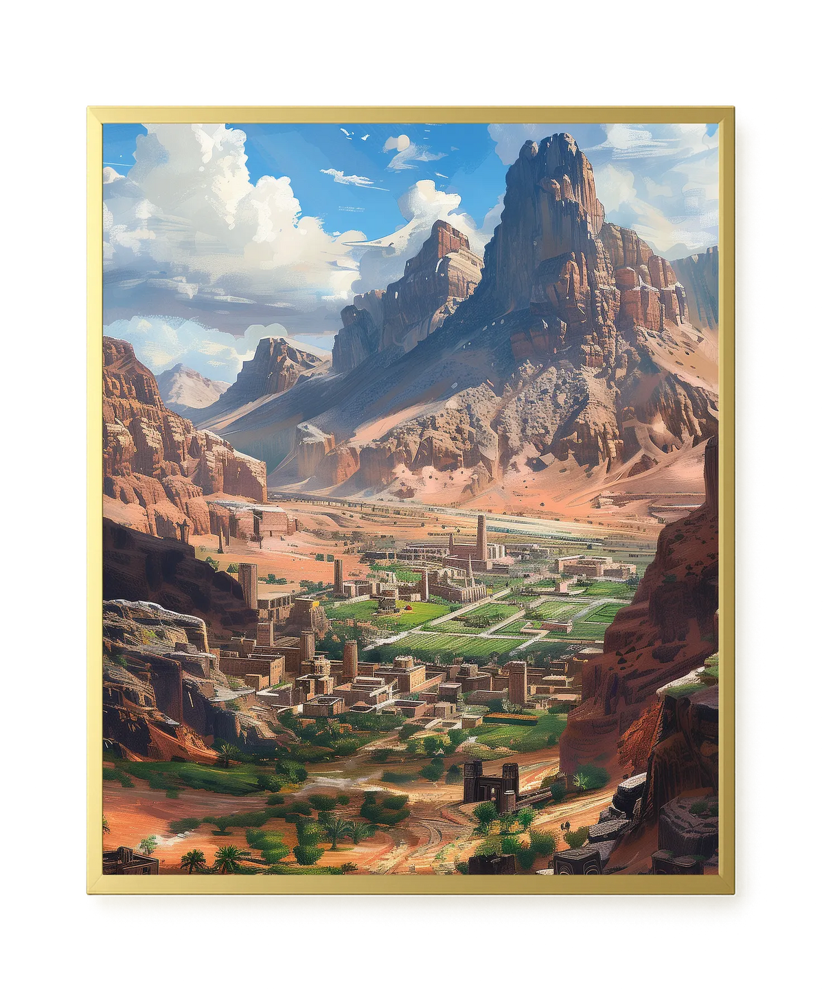 Urban Valley Canvas Print