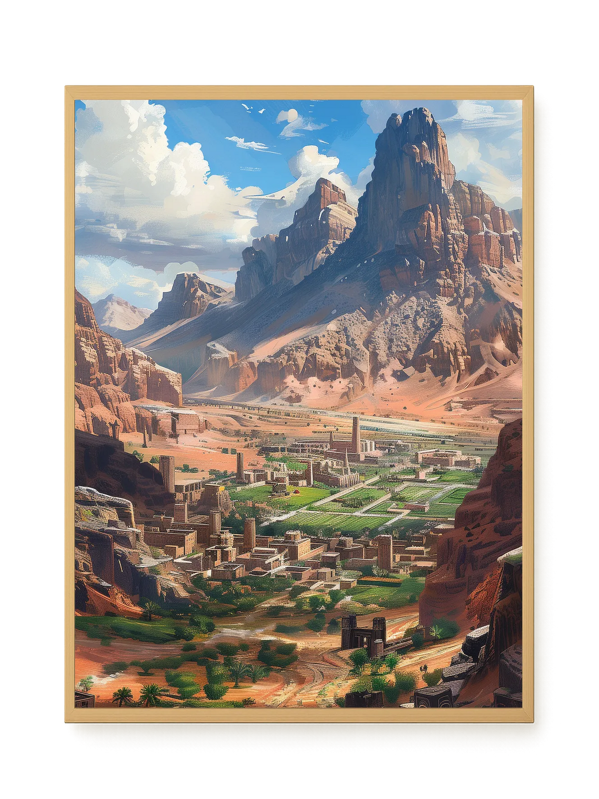 Urban Valley Canvas Print