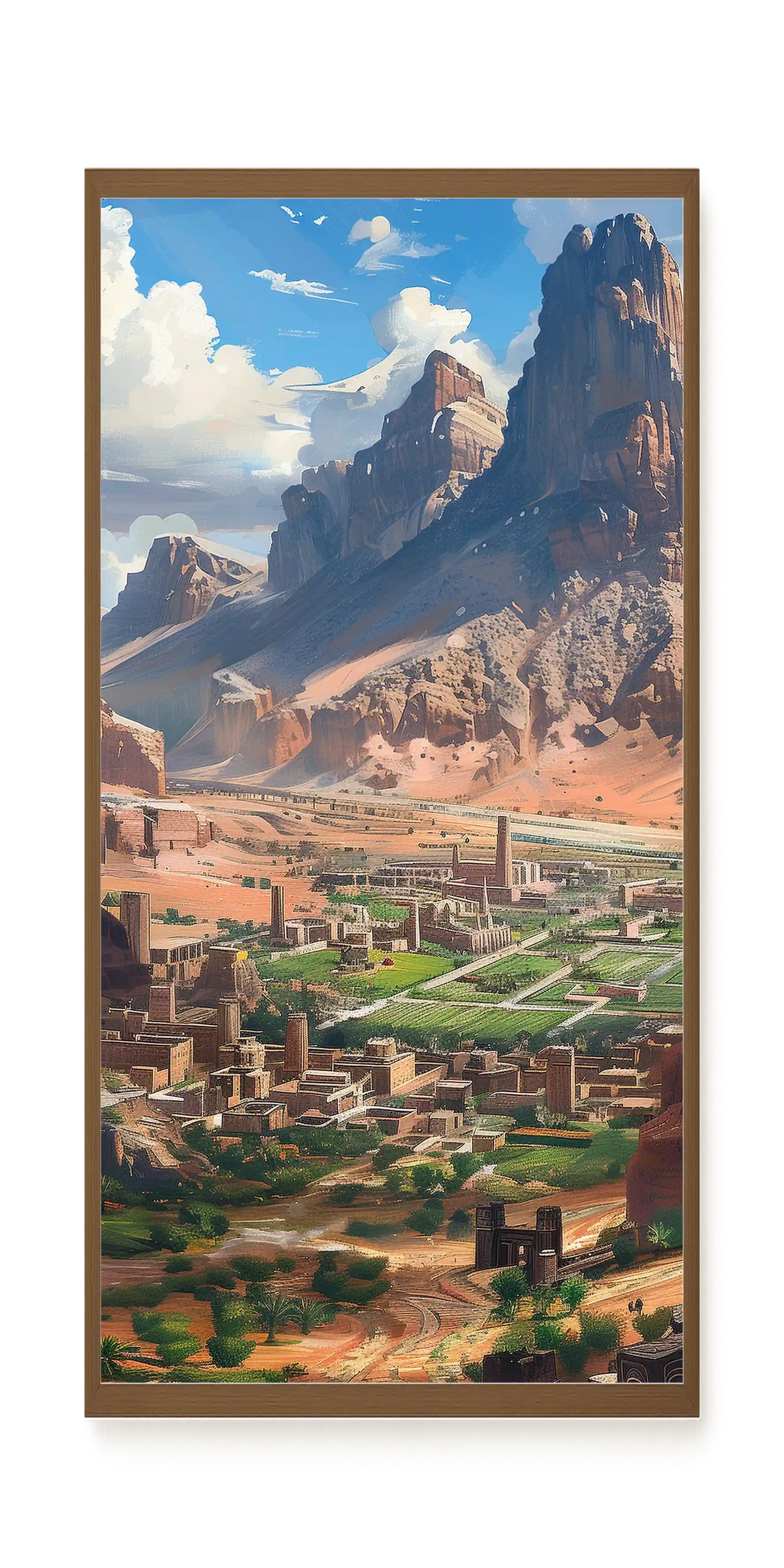 Urban Valley Canvas Print