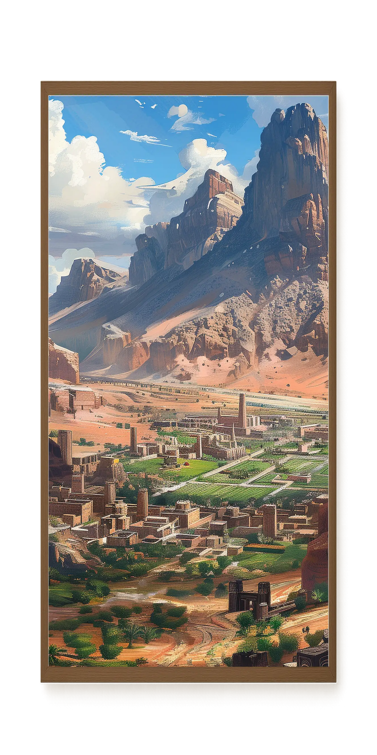 Urban Valley Canvas Print