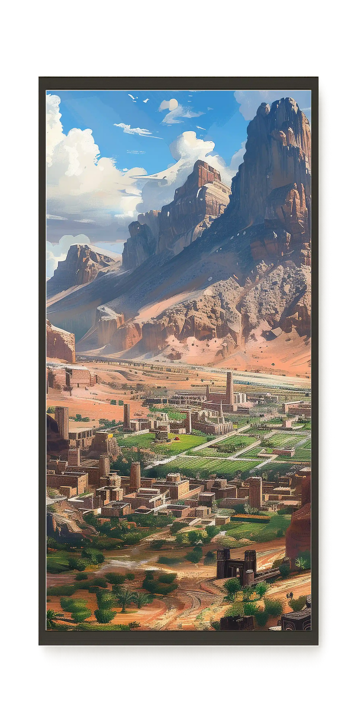 Urban Valley Canvas Print