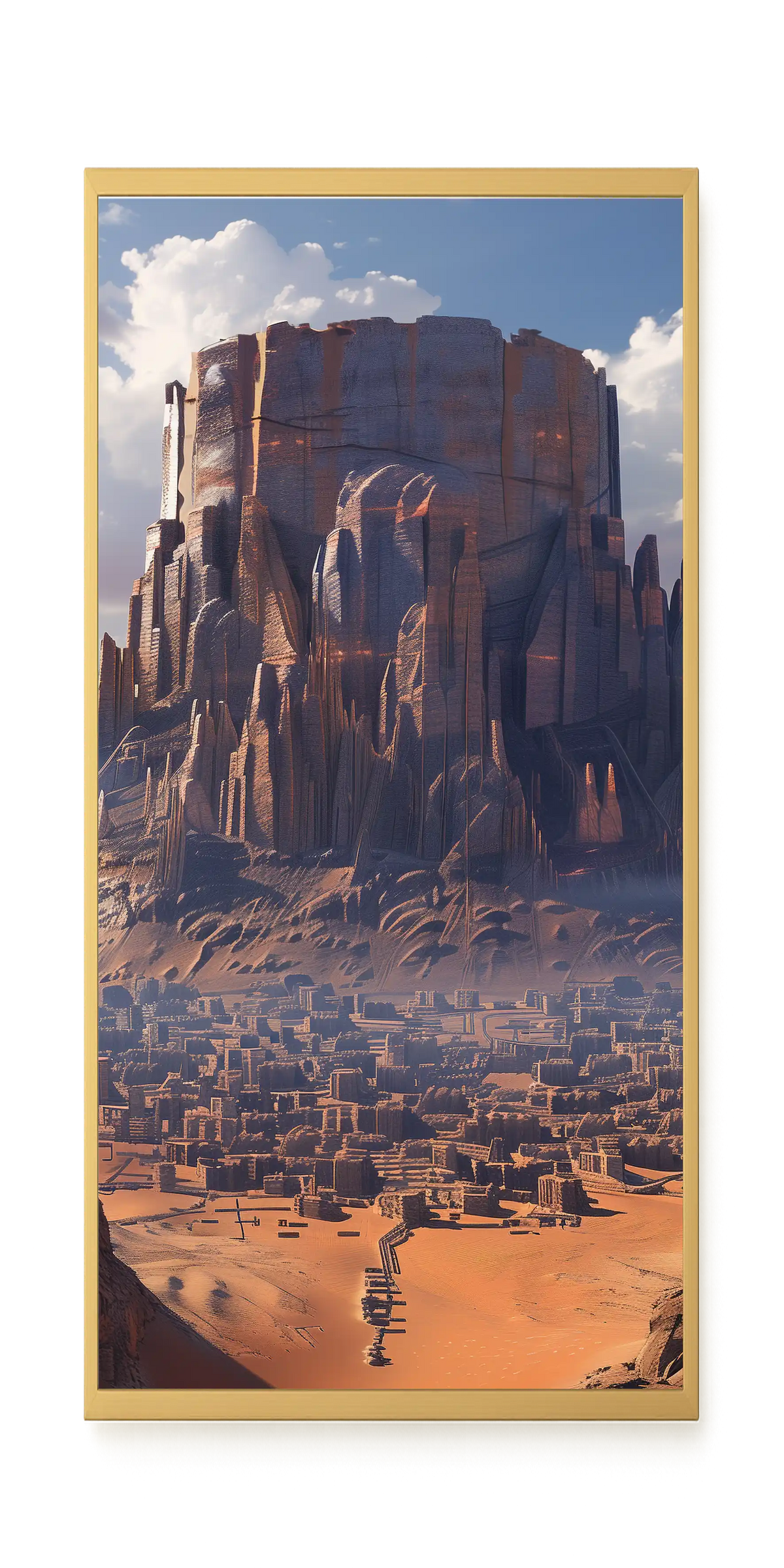 Central Mountain Canvas Wall Art