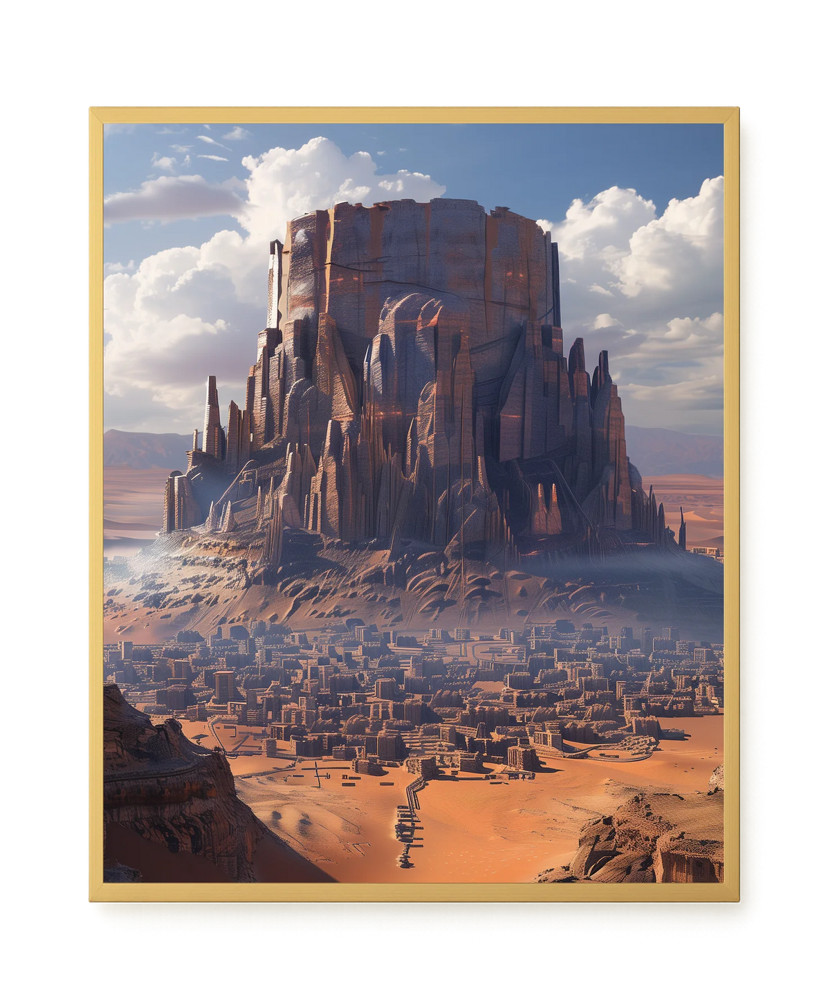 Central Mountain Canvas Wall Art