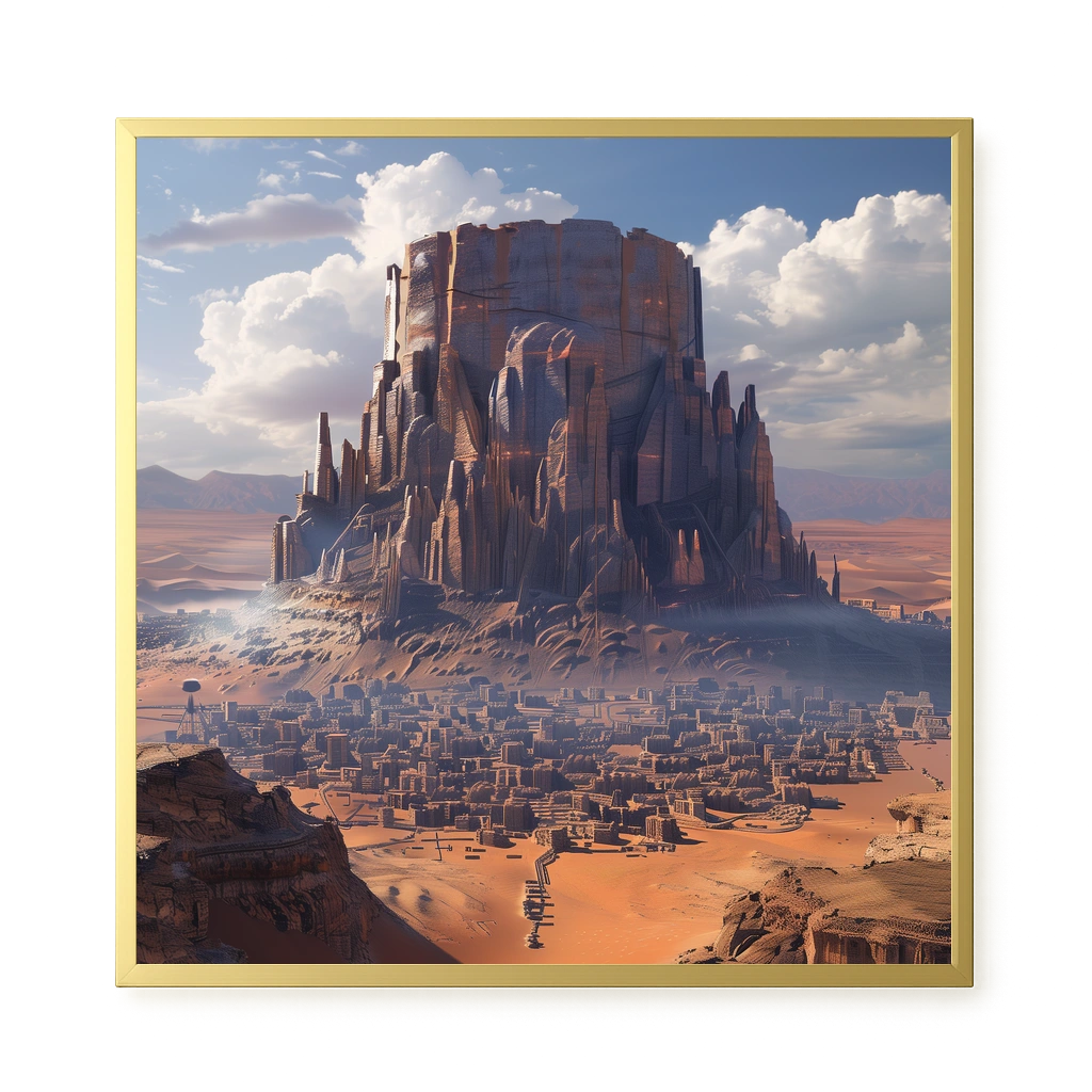 Central Mountain Canvas Wall Art