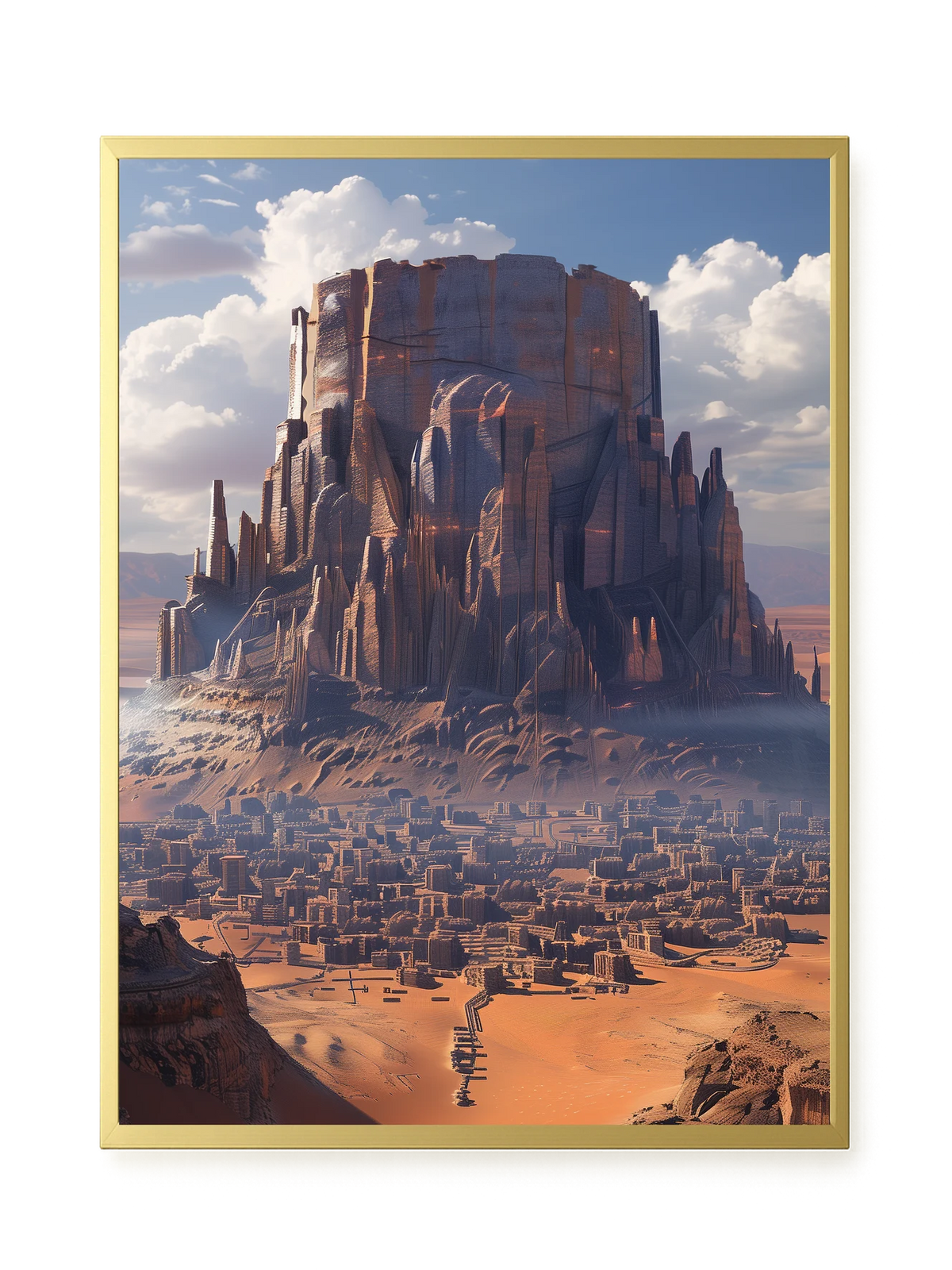 Central Mountain Canvas Wall Art