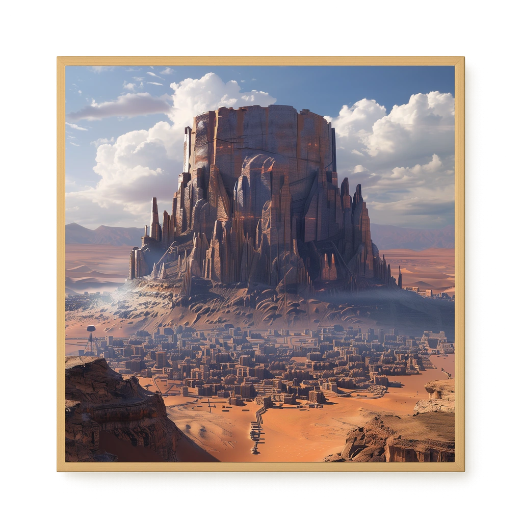 Central Mountain Canvas Wall Art