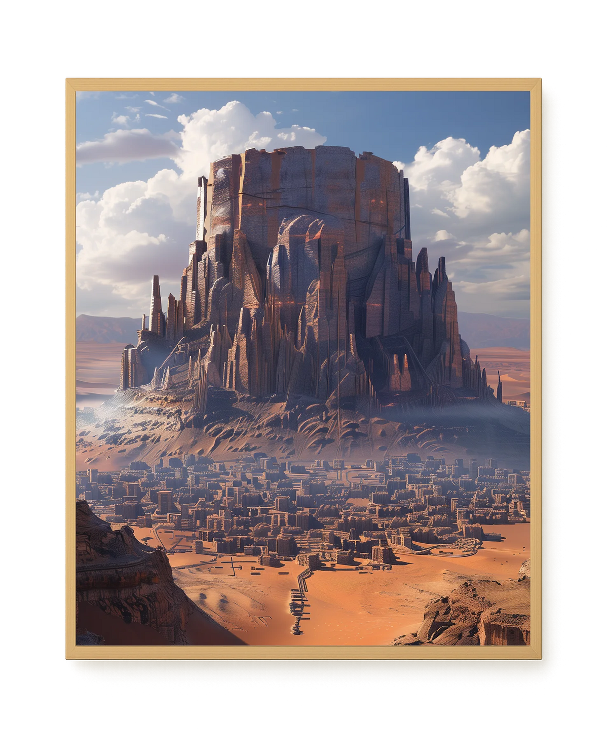 Central Mountain Canvas Wall Art