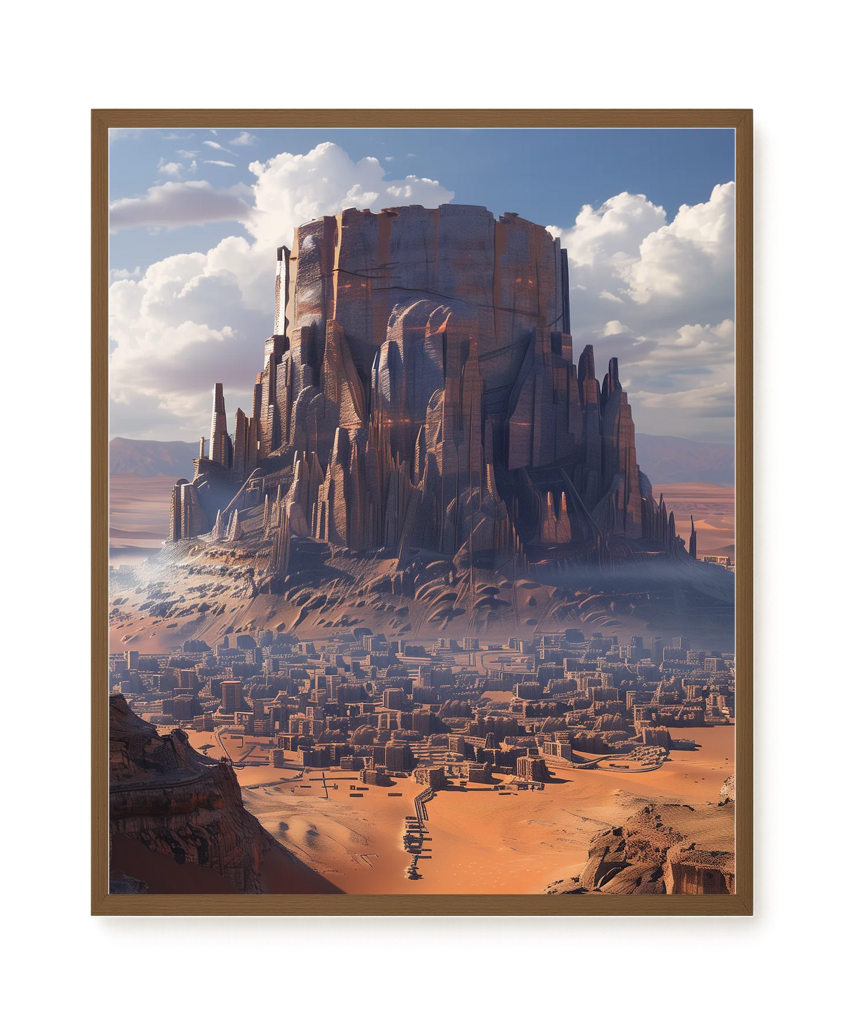 Central Mountain Canvas Wall Art