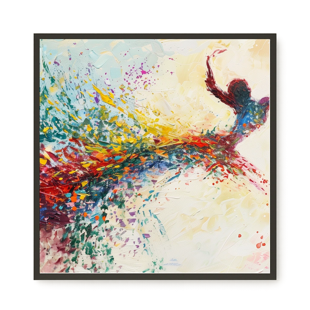 Free Leap Canvas Print